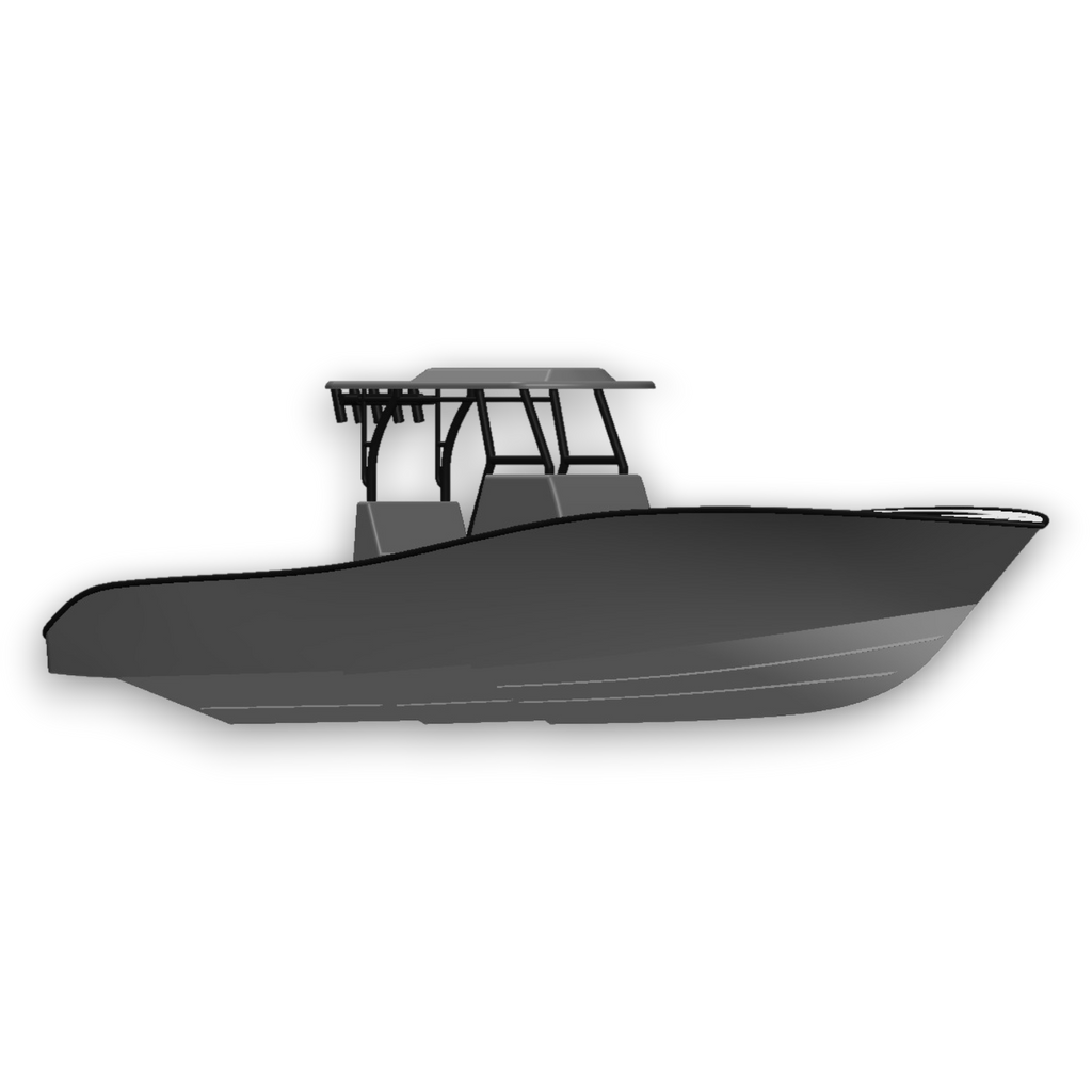 Print Boatworks 36 - Hull Only - Scale 3D Printable RC Boat Hull STL Files & Build Instructions