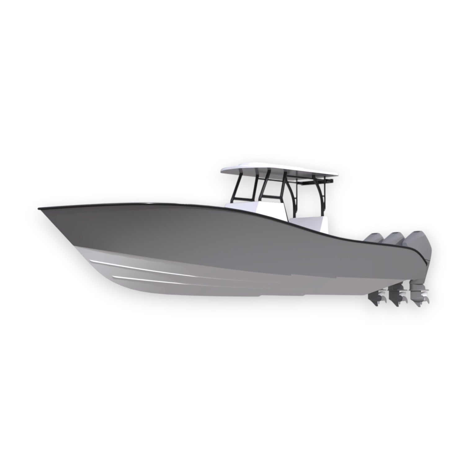 3D Printable RC Yellowfin Style Boat