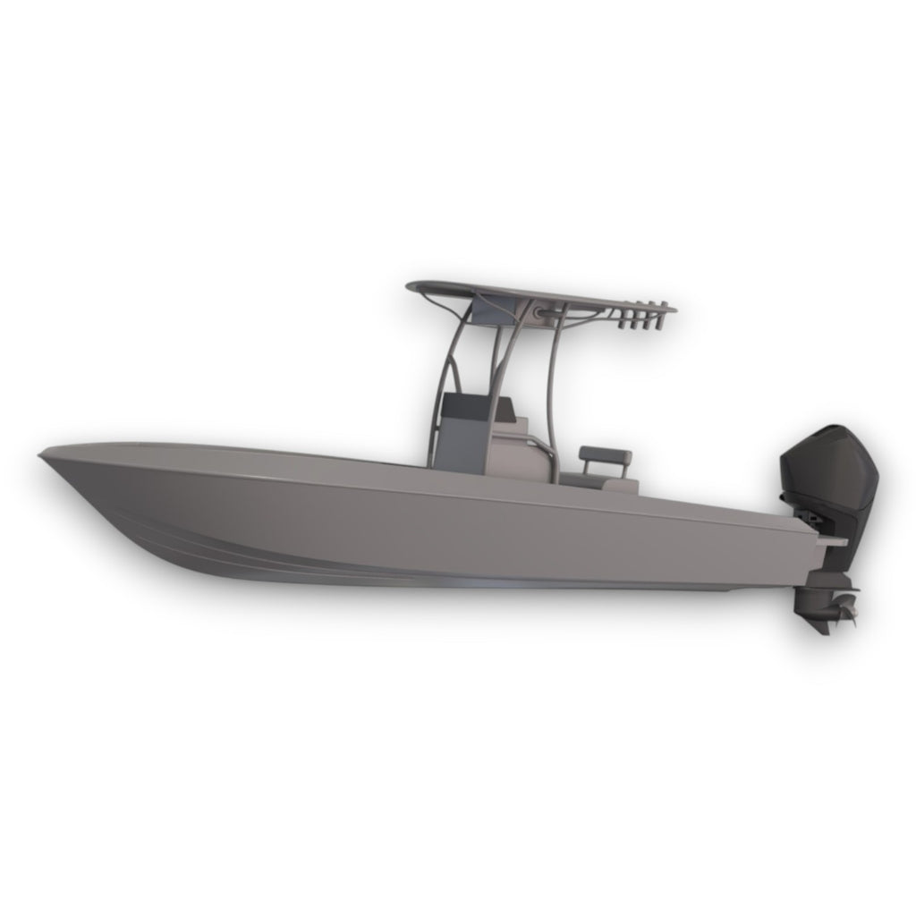 Print Boatworks 21 & Outboard Style 2 Combo – 3D Print Ready Digital Files & Build Instructions