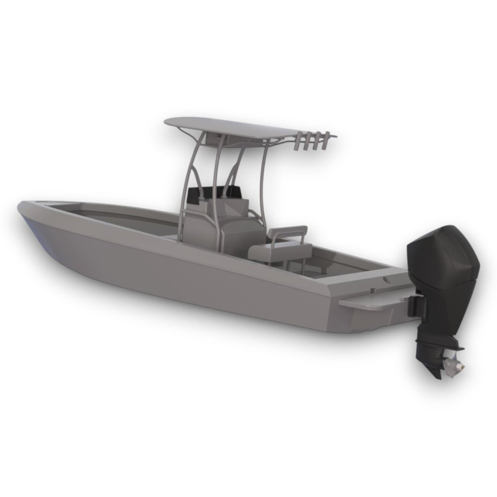 Print Boatworks 21 & Outboard Style 2 Combo – 3D Print Ready Digital Files & Build Instructions