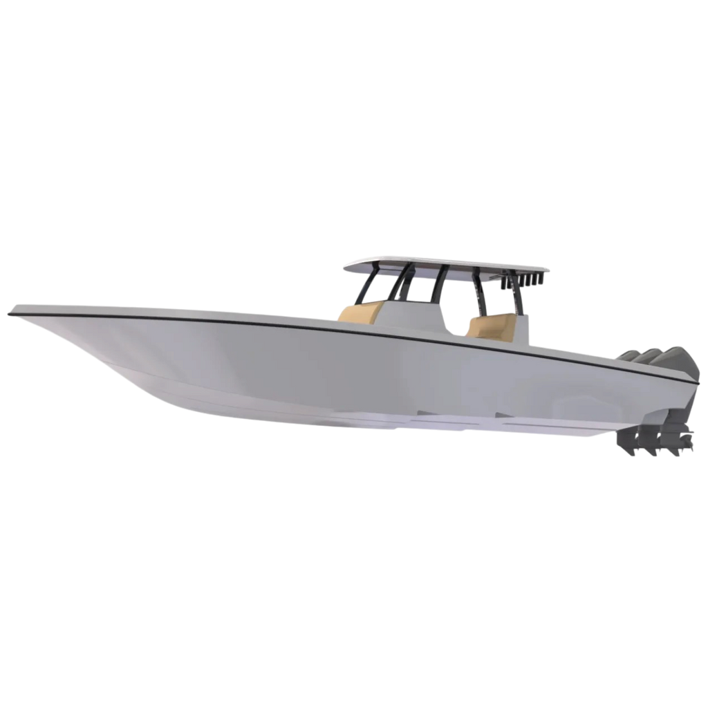 Print Boatworks 38 & Outboard Combo - 3D Print Ready STL Files and Build Instructions