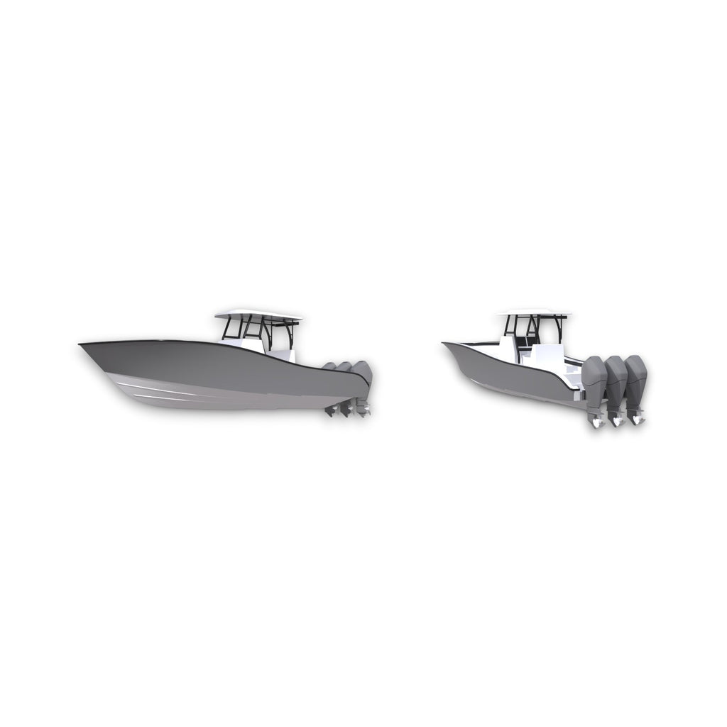 3d print ready stl files offshore center console scale 36ft rc boat
