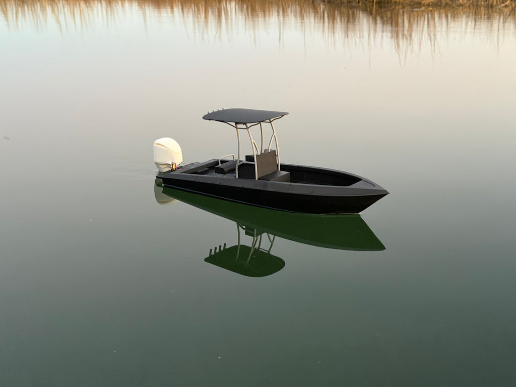 3D print ready STL files for RC center console with outboard